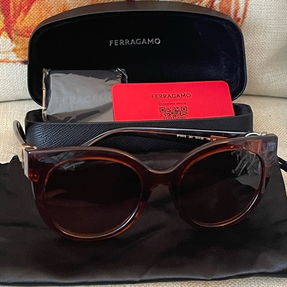 SALVATORE FERRAGAMO SUNGLASSES⭐️NEW W/DUST BAG & CASE⭐️ALWAYS AUTHENTIC⭐️HAUTE main image 12